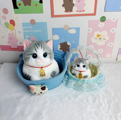 Chubby Cat Squishy: Handcrafted Silicone Stress Relief