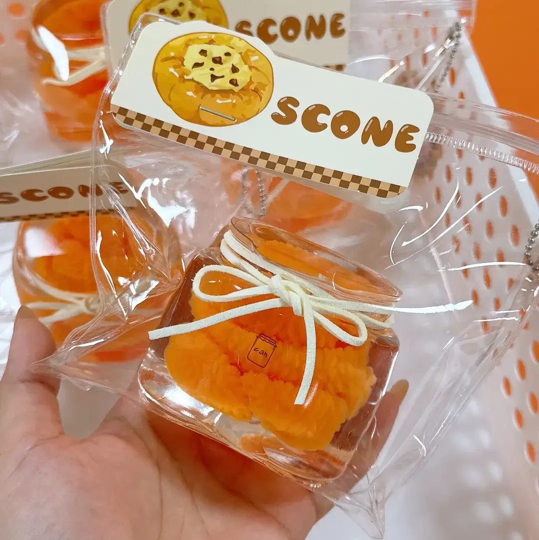 Handmade Silicone Food Squishy - Fruit Jars & Boba Tea Collection