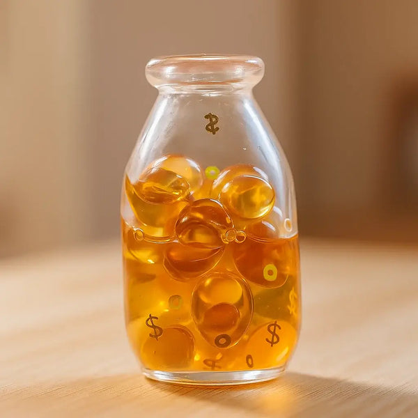 Clear Bottle Squishy Ball – Handmade Stress Relief Desk Toy | Crystal Bottle Series