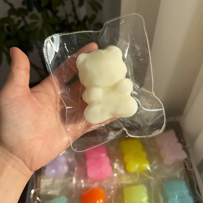 Handmade Candy & Gummy Bear Squishy Toy - Soft ASMR Stress Relief