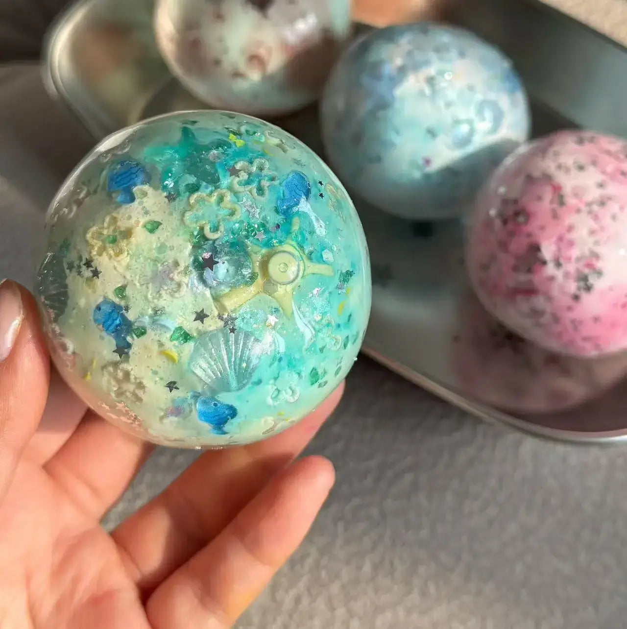 Handmade Crispy Squishy Ball - ASMR Stress Relief Fidget Toy