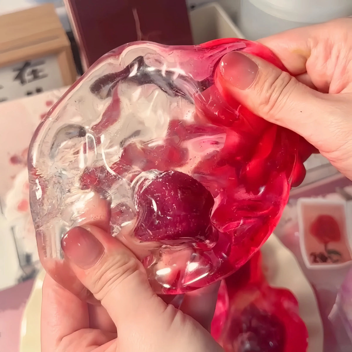 Handmade Cold Brew Tea & Fruit Wine Slime Squishy Ball