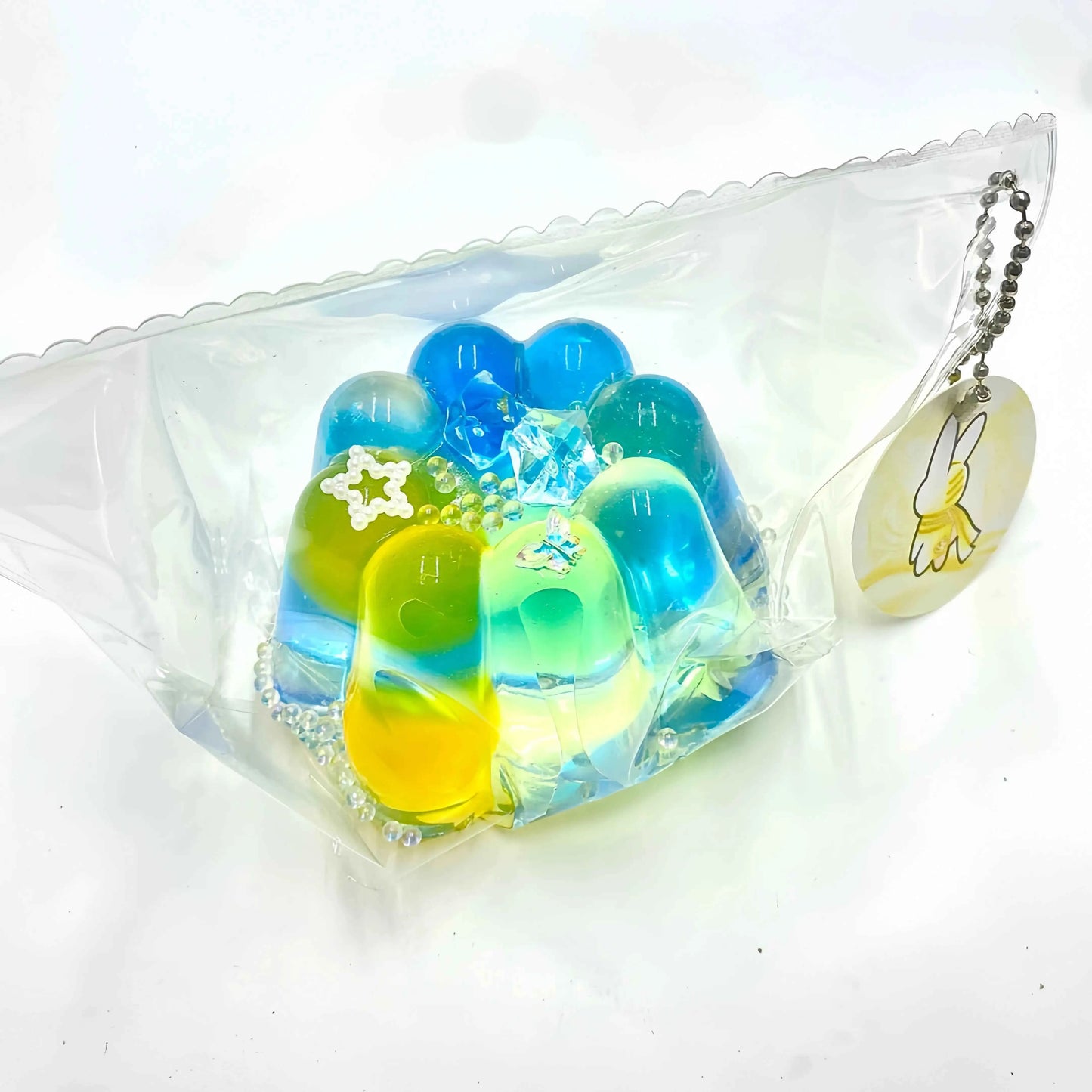 Color-Changing Jelly Squishy – Yellow & Blue