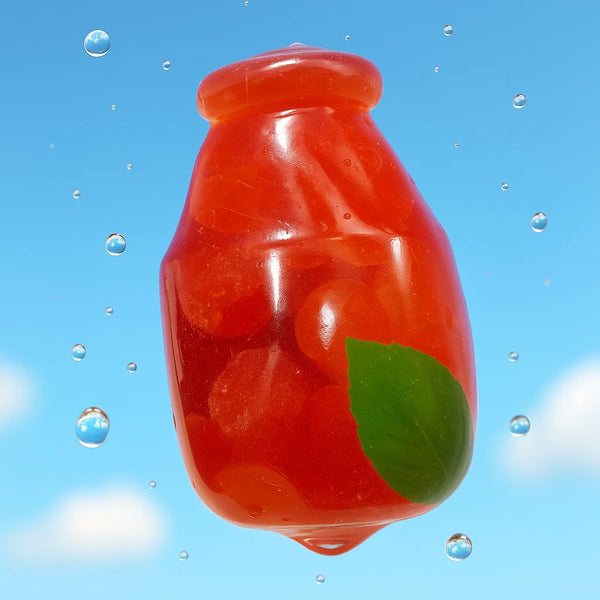 [CHIBOKI] Clear Bottle Squishy Ball – Handmade Stress Relief Desk Toy | Candy & Gin Tonic Bottle