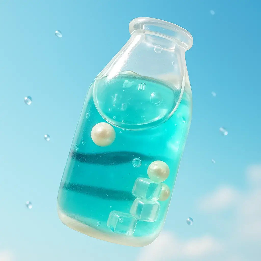 Clear Bottle Squishy Ball – Handmade Stress Relief Desk Toy | Clear Bottle Series