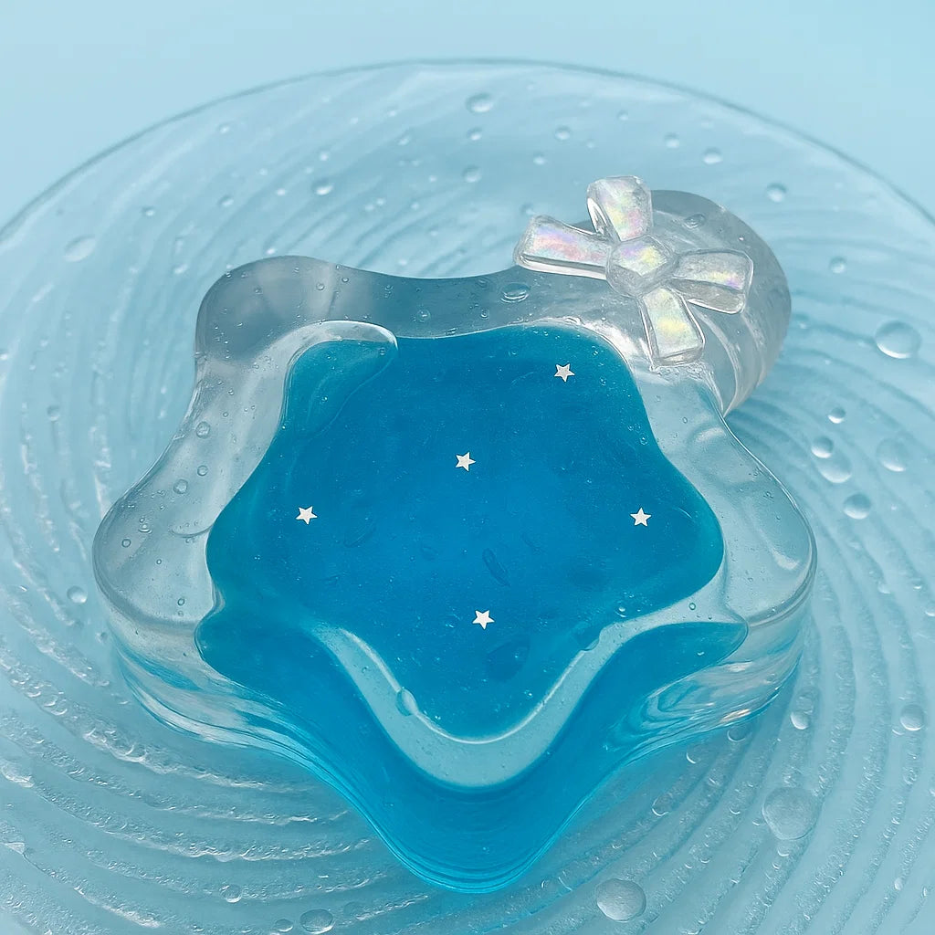 Liquid Sand Star Bottle Squishy: Handcrafted Stress Relief#04
