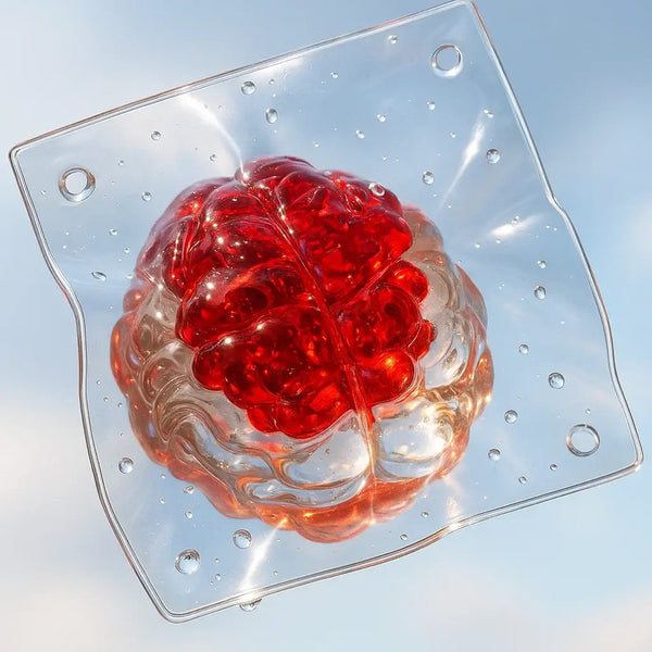Lovebrain Flowing Jelly Squishy – Handle with Care!