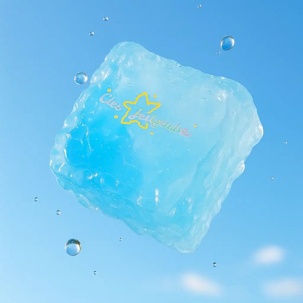 Sea Salt Cube – Handcrafted Silicone Jelly Squishy Toy