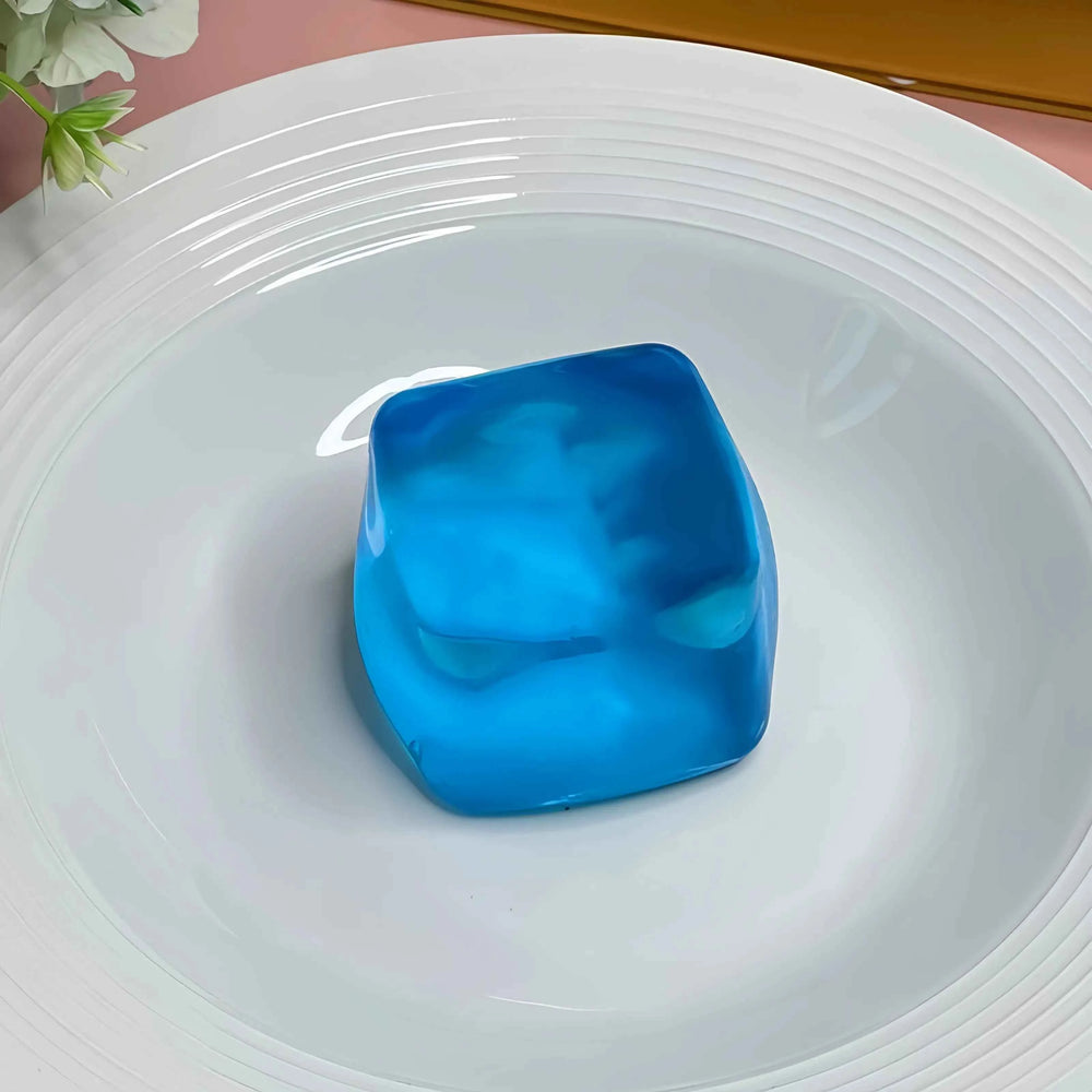 [CHIBOKI]Blue Transparent Crystal Ice Cube Squishy
