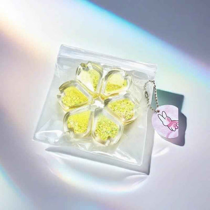 Holographic Crystal Heart Squishy: Handcrafted Stress Relief