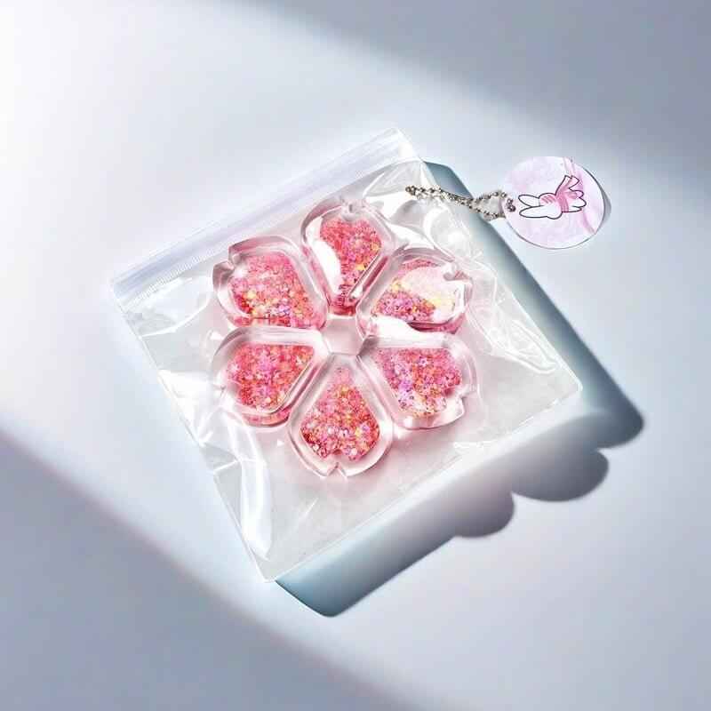 Holographic Crystal Heart Squishy: Handcrafted Stress Relief