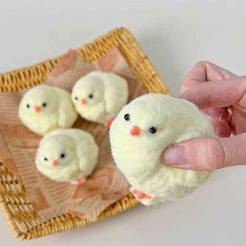 Little Yellow Chick Squishy: Handcrafted Silicone Stress Relief