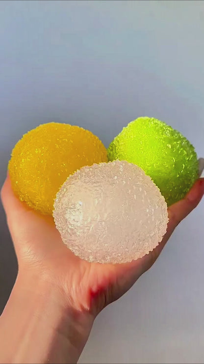[CHIBOKI]Handcrafted Ice Slush Stress Ball – Unique Squeeze Toy, Ideal Gift for Summer Relaxation