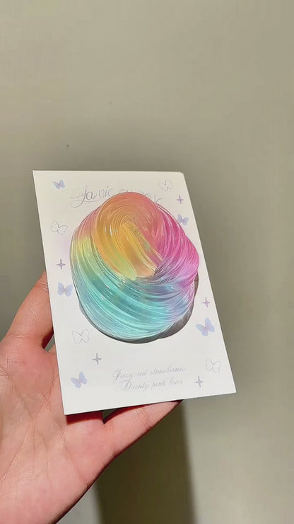 Dreamy Rainbow Fantasy  – Handcrafted Crystal Squishy Toys
