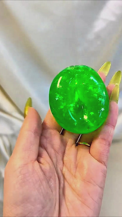 [CHIBOKI]Soft Colorful Star Malleable Vaseline - like Creamy Mini Handmade Stress Relief Ball