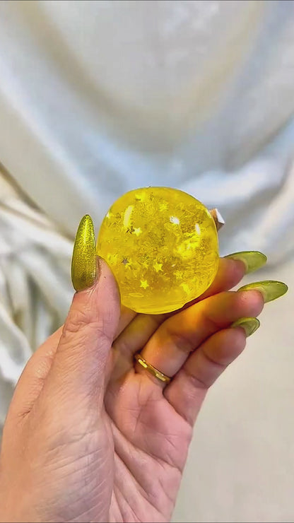 [CHIBOKI]Soft Colorful Star Malleable Vaseline - like Creamy Mini Handmade Stress Relief Ball
