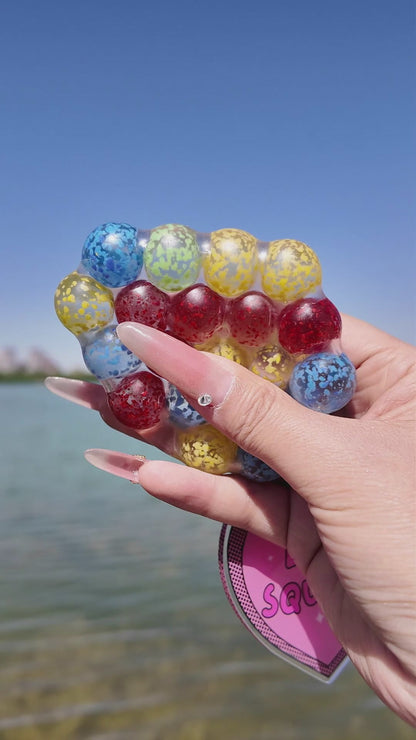 [CHIBOKI]Pearl Squishy Ball – Handmade Stress Relief Toy for All Ages | Pearl Ball