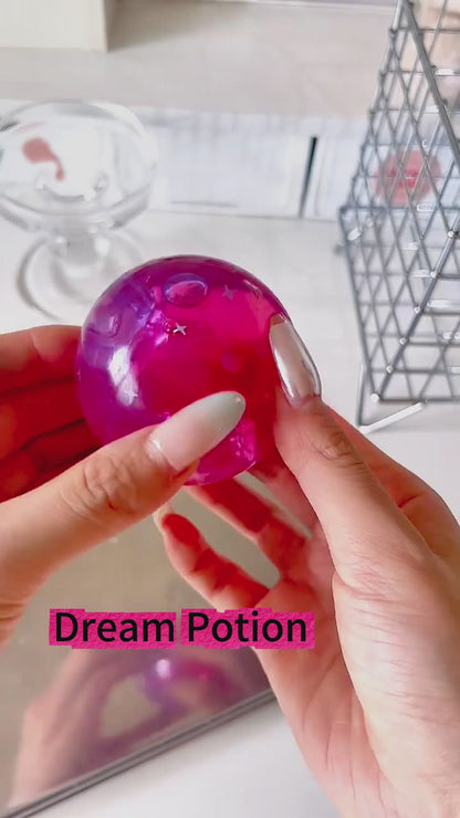 [CHIBOKI]2025 Summer Heavyweight New Arrival! Original Layered Dual - color Flowing Sand Handmade Stress Relief Ball