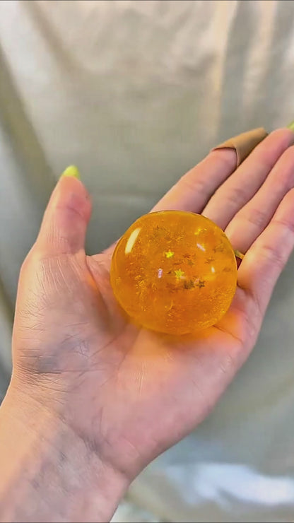 [CHIBOKI]Soft Colorful Star Malleable Vaseline - like Creamy Mini Handmade Stress Relief Ball