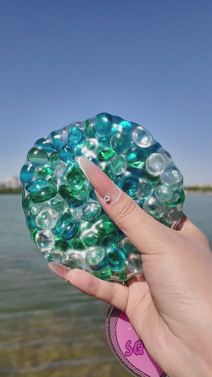 [CHIBOKI]Jumbo Pearl Squishy Ball – Handmade Stress Relief Toy for All Ages