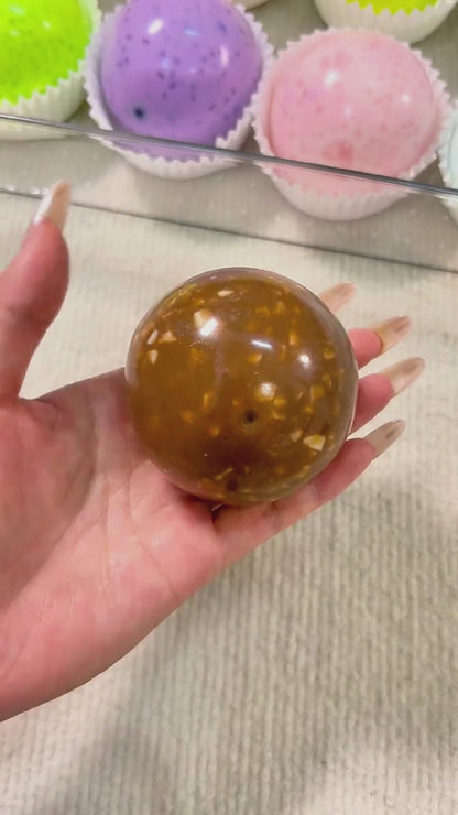 [CHIBOKI] Cream Cheese & Jumbo Candy Block Handmade Stress Relief Ball