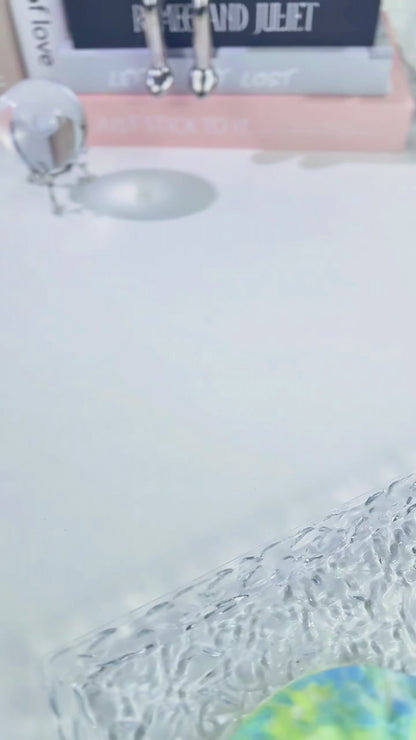 [Clear Silicone Squishy] Emerald Fantasy | Butterfly Pool