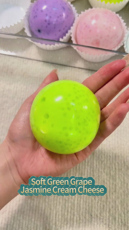 [CHIBOKI] Cream Cheese & Jumbo Candy Block Handmade Stress Relief Ball