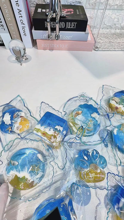 [Clear Silicone Squishy] Summer Beach