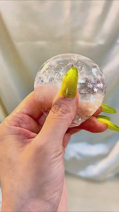 [CHIBOKI]Soft Colorful Star Malleable Vaseline - like Creamy Mini Handmade Stress Relief Ball