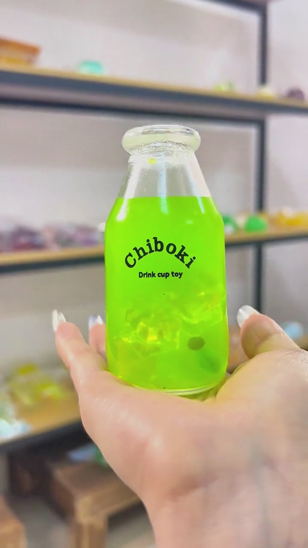 Fruit Tea Bottle Squishy – Handmade Stress Toy – lovesquishy