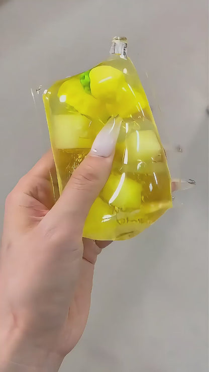 [CHIBOKI] Fruit Jelly Squishy Sticks - Sweet & Juicy Handcrafted Fun Stress Ball