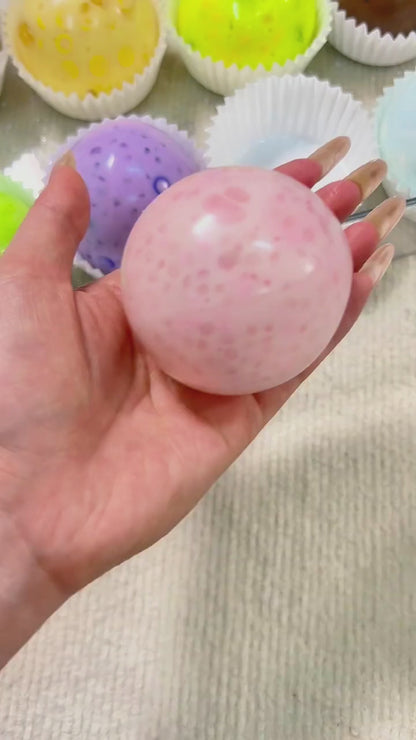[CHIBOKI] Cream Cheese & Jumbo Candy Block Handmade Stress Relief Ball