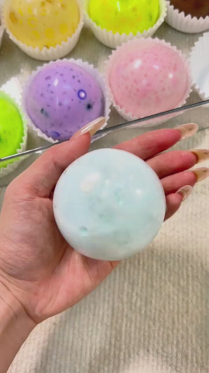 [CHIBOKI] Cream Cheese & Jumbo Candy Block Handmade Stress Relief Ball