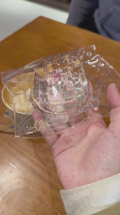 Flowing Sand Mega Pudding – Handmade Transparent Jelly Squishy Toy