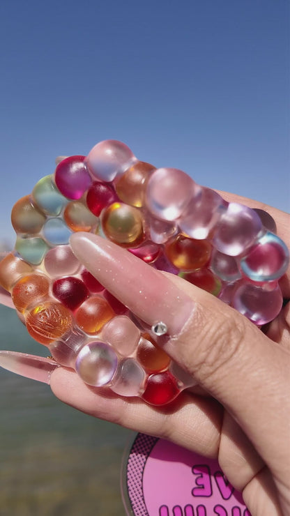 [CHIBOKI]Pearl Squishy Ball – Handmade Stress Relief Toy for All Ages | Pearl Ball