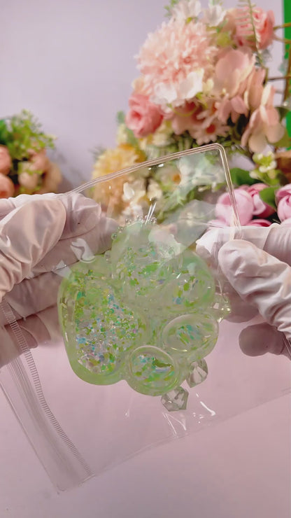 Dreamy Cat Paw Squishy: Transparent Silicone Stress Relief