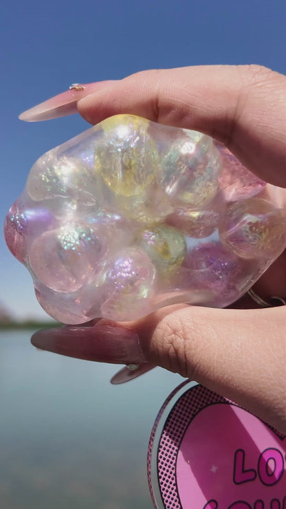 [CHIBOKI]Pearl Squishy Ball – Handmade Stress Relief Toy for All Ages | Pearl Ball