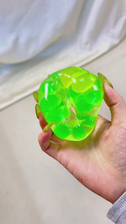 [CHIBOKI]Pearl Squishy Ball – Handmade Stress Relief Toy for All Ages | Hard Candy Texture