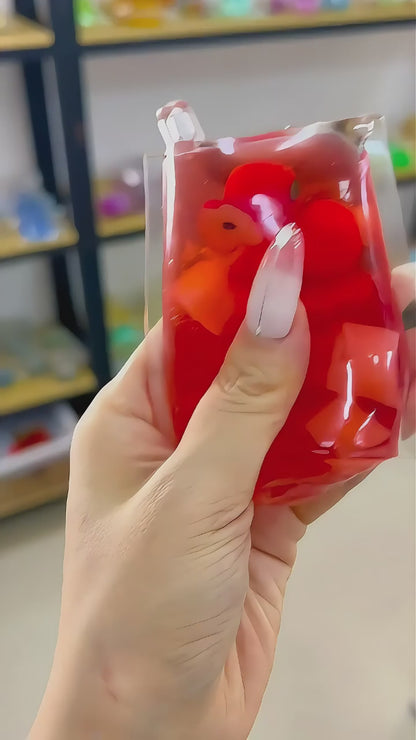 [CHIBOKI] Fruit Jelly Squishy Sticks - Sweet & Juicy Handcrafted Fun Stress Ball