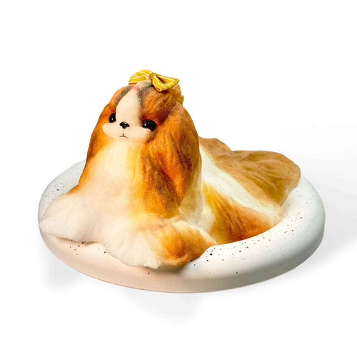 Shih Tzu Squishy: Handcrafted Silicone Stress Relief