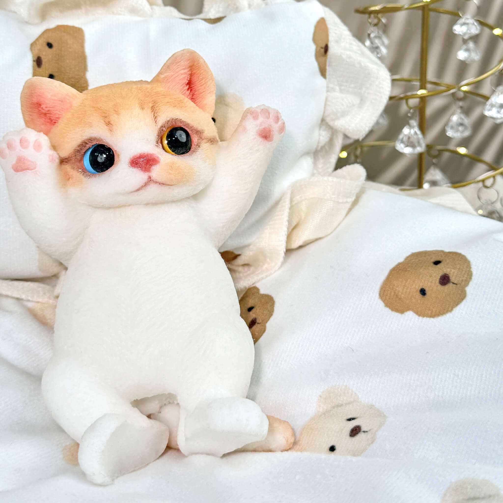 Standing Cat Squishy: Handcrafted Silicone Stress Reliever