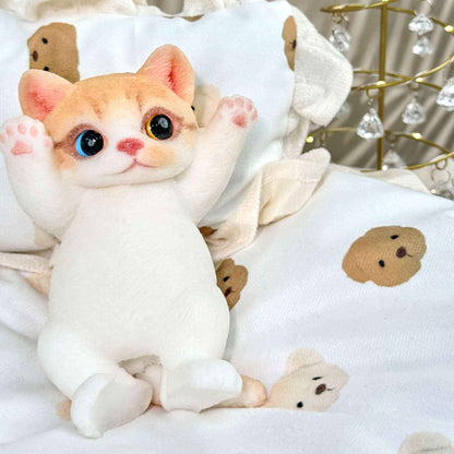 Standing Cat Squishy: Handcrafted Silicone Stress Reliever