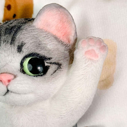 Standing Cat Squishy: Handcrafted Silicone Stress Reliever
