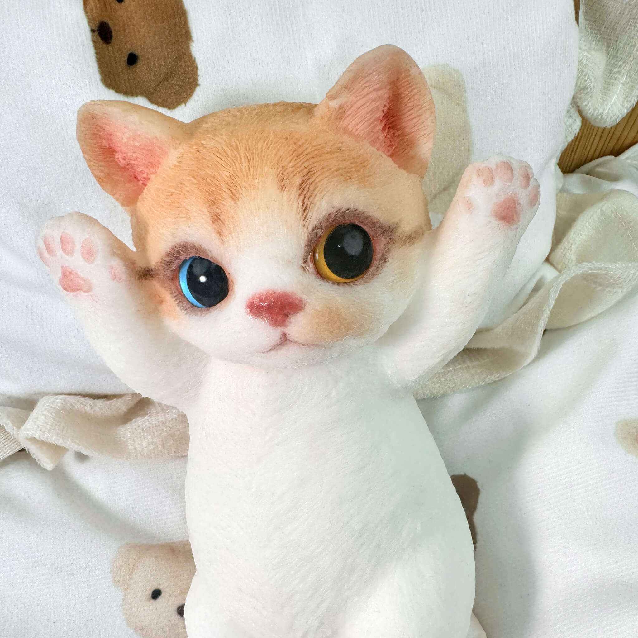 Standing Cat Squishy: Handcrafted Silicone Stress Reliever
