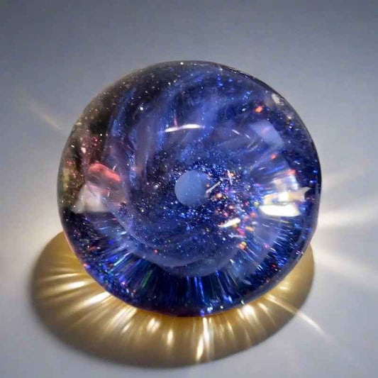Cosmic Cube & Ball Squishy: Transparent Silicone Space Toy