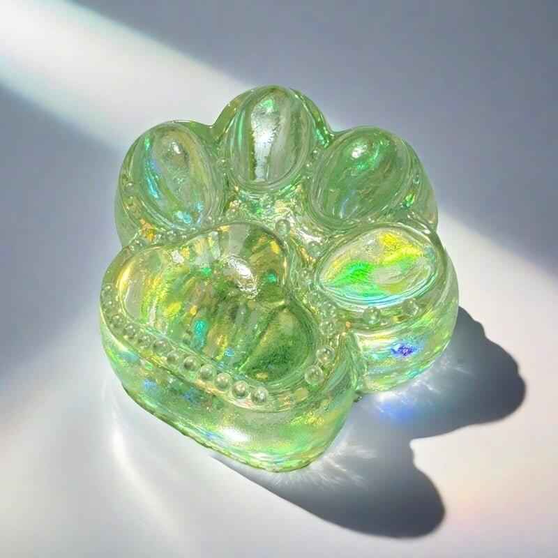 Dreamy Cat Paw Squishy: Transparent Silicone Stress Relief