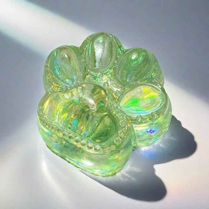 Dreamy Cat Paw Squishy: Transparent Silicone Stress Relief