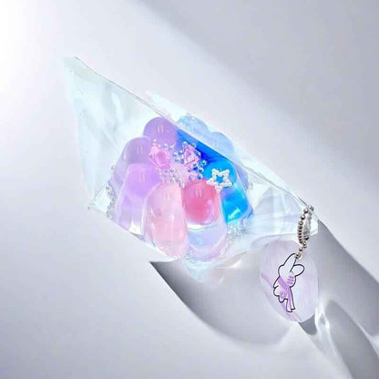 Holographic Glitter Seashell Squishy: Handcrafted Stress Relief